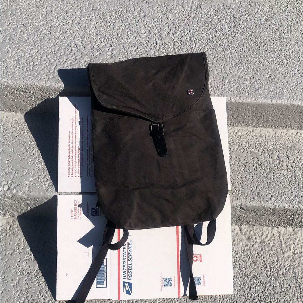 Token burgen waxed backpack newer conditions